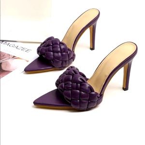 Brand New (out of the box)! Braided Open Toe Mules Size 10